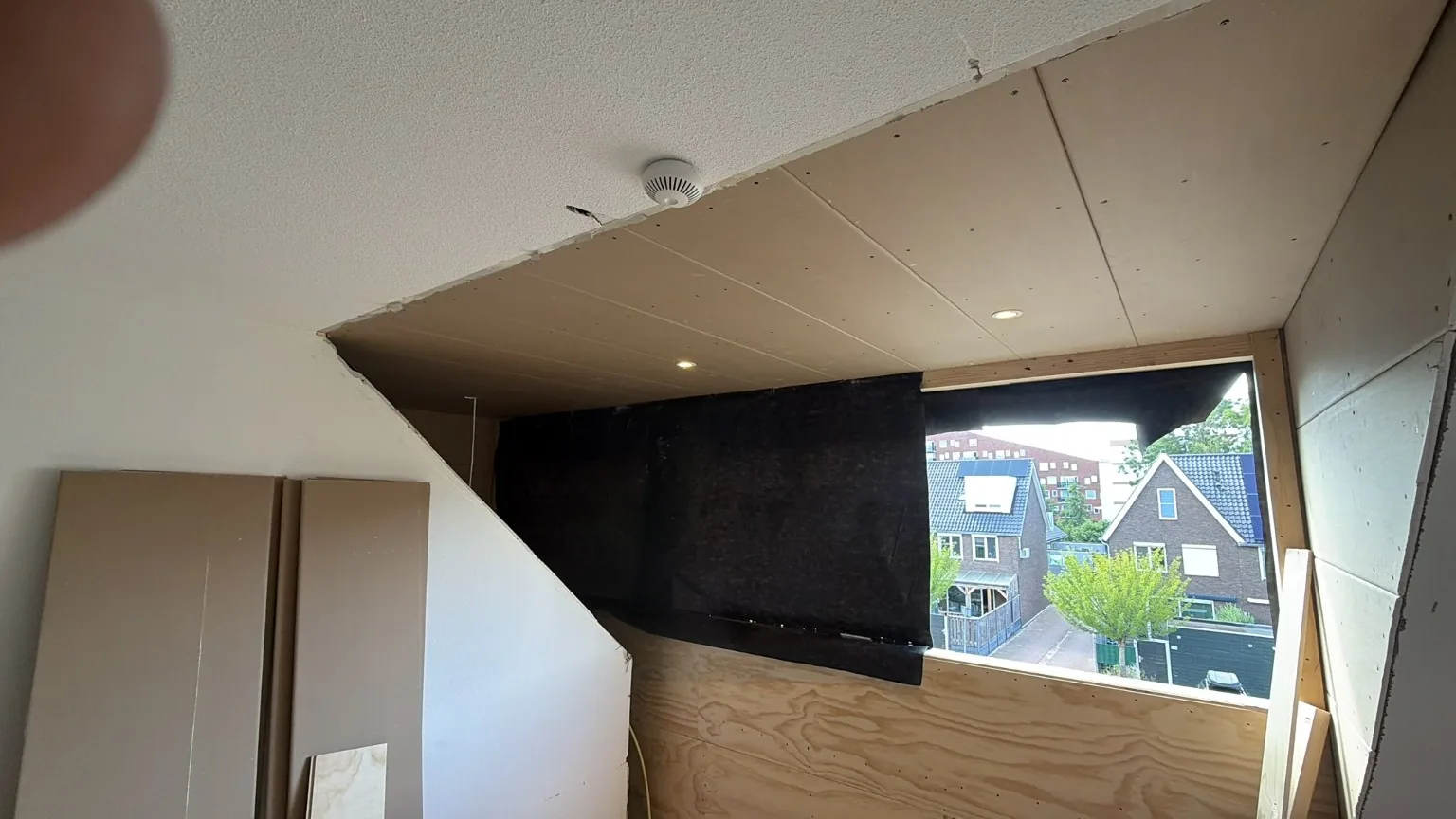 Brede dakkapel met extra licht en stahoogte — projectfoto 4